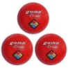 Champion Sports Playground Ball, 8-1/2", Red, Pack of 3