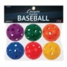Champion Sports Plastic Baseballs, Set of 6