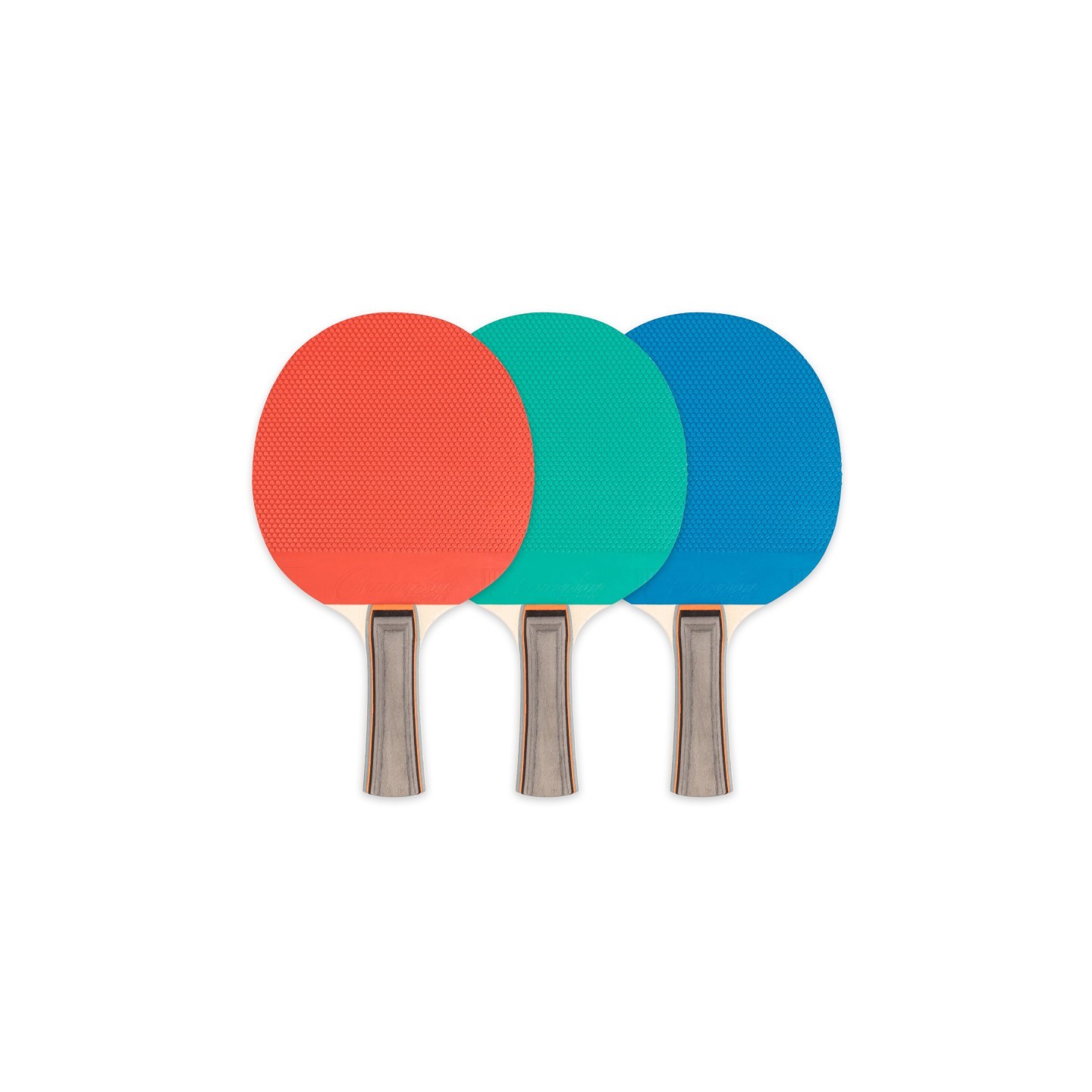 Champion Sports 5 Ply Rubber Table Tennis Paddle