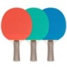 Champion Sports 5 Ply Rubber Table Tennis Paddle