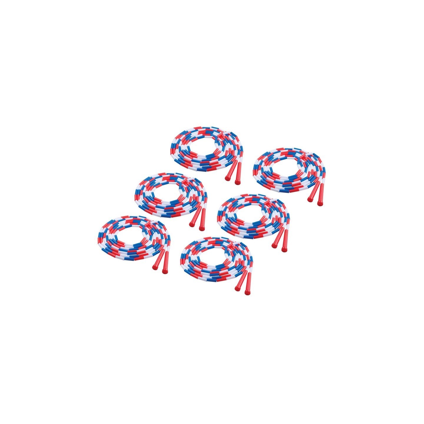 Champion Sports Plastic Segmented Jump Rope 16', Pack of 6