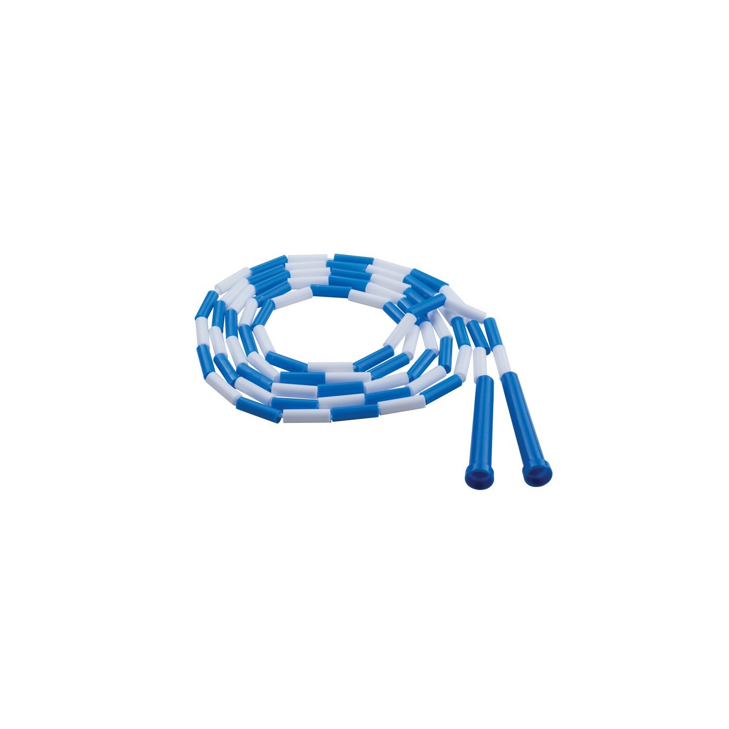 Champion Sports Plastic Segmented Jump Rope, Blue/White, 9'