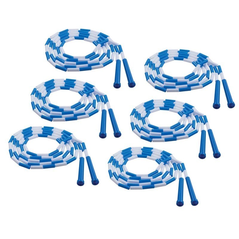 Champion Sports Plastic Segmented Jump Rope 9', Pack of 6