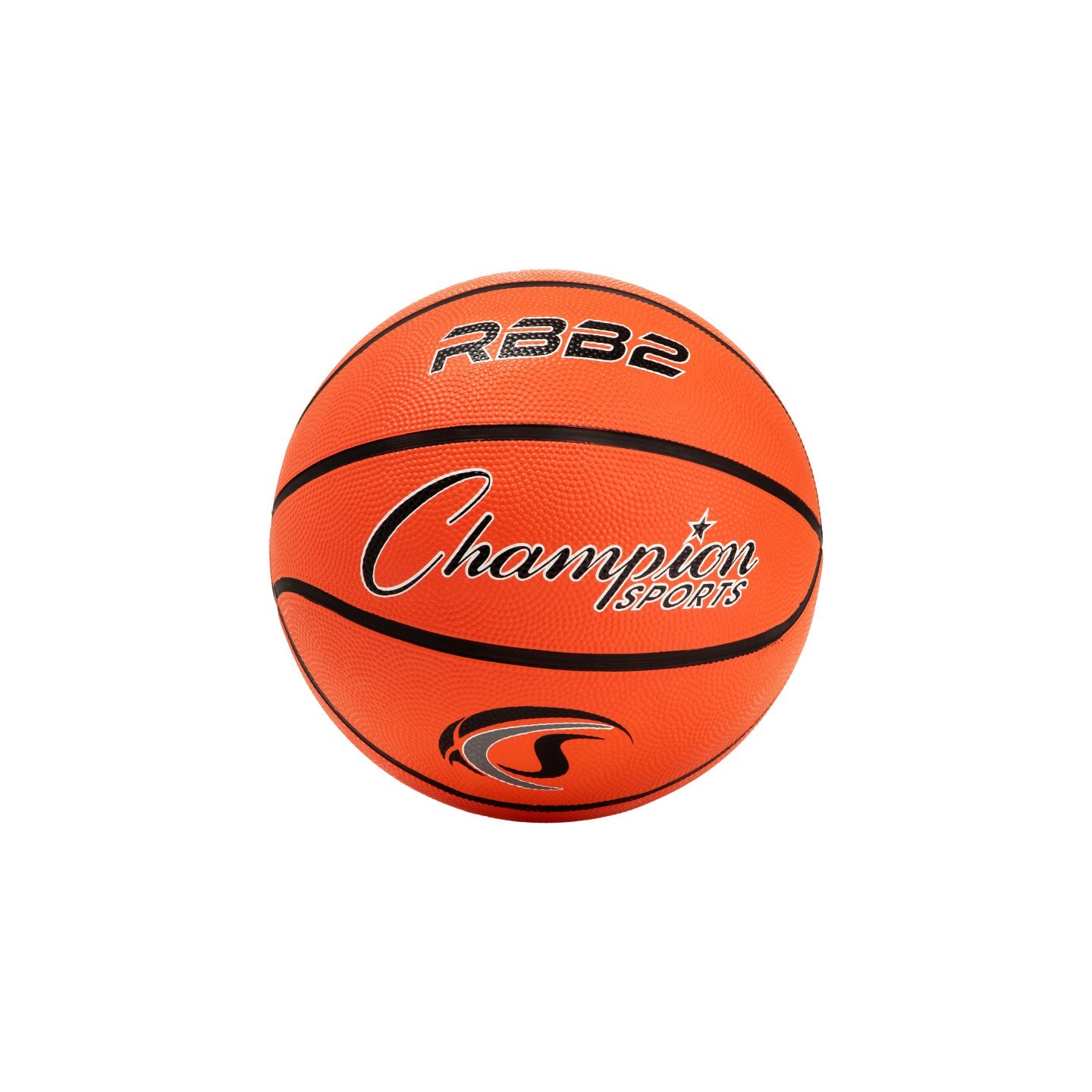 Champion Sports Junior Rubber Basketball, Orange