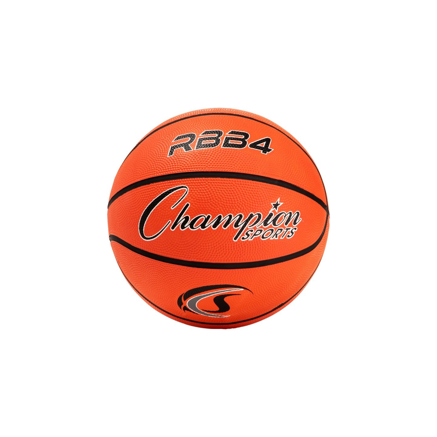 Champion Sports Intermediate Rubber Basketball, Size 6, Orange