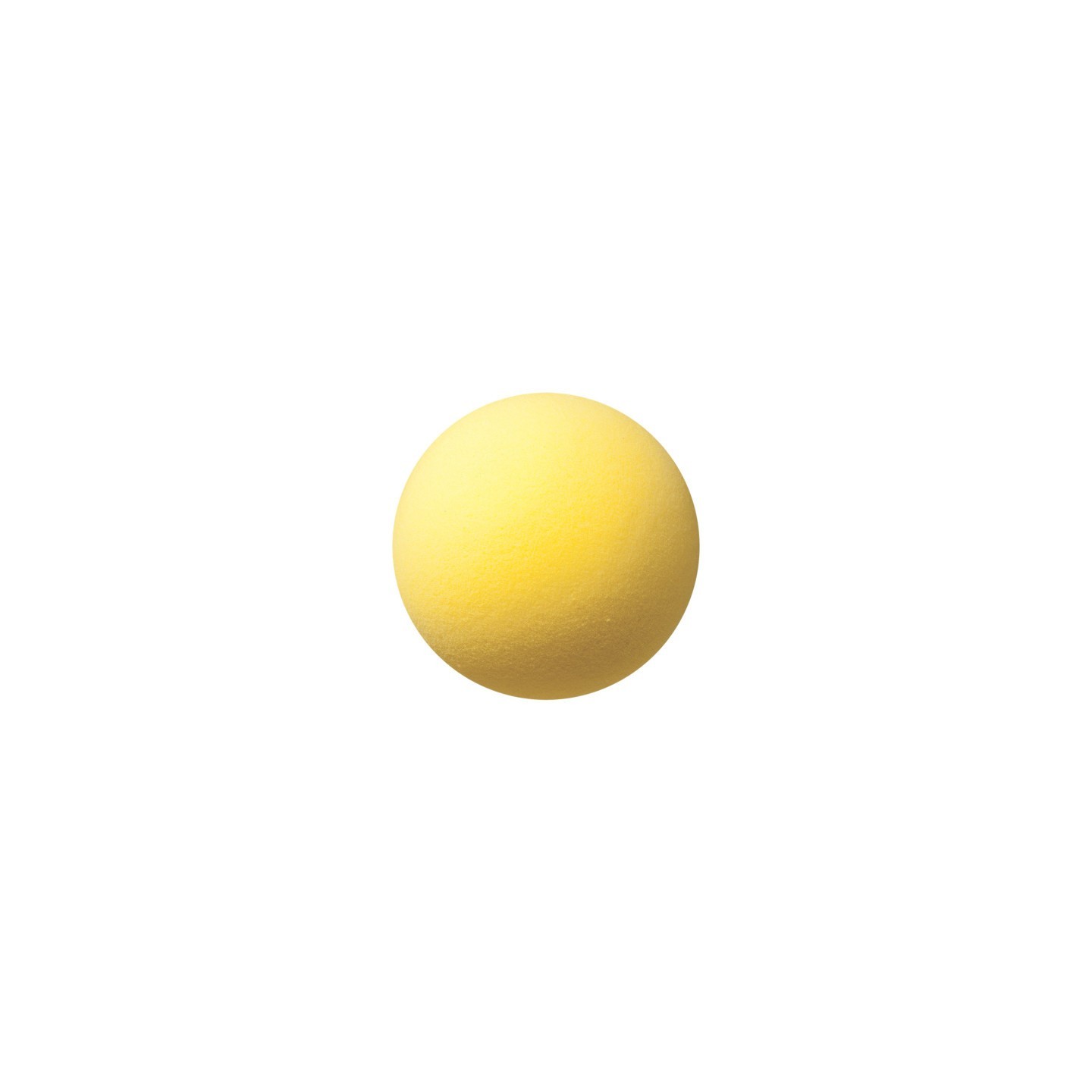Champion Sports Uncoated Regular Density Foam Ball, 7", Yellow