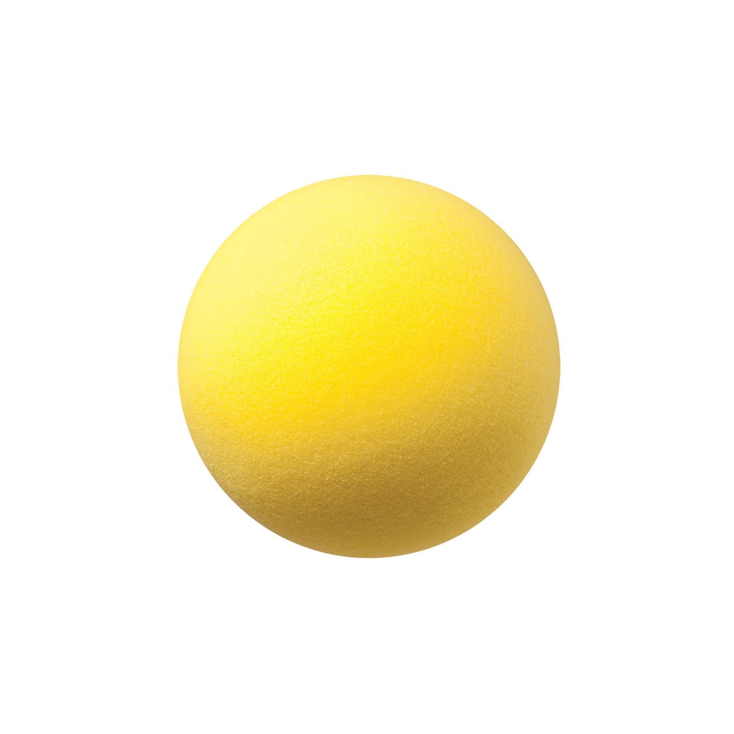 Champion Sports Uncoated Regular Density Foam Ball, 8-1/2", Yellow