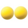 Champion Sports Uncoated Regular Density Foam Ball, 8-1/2", Yellow, Pack of 2