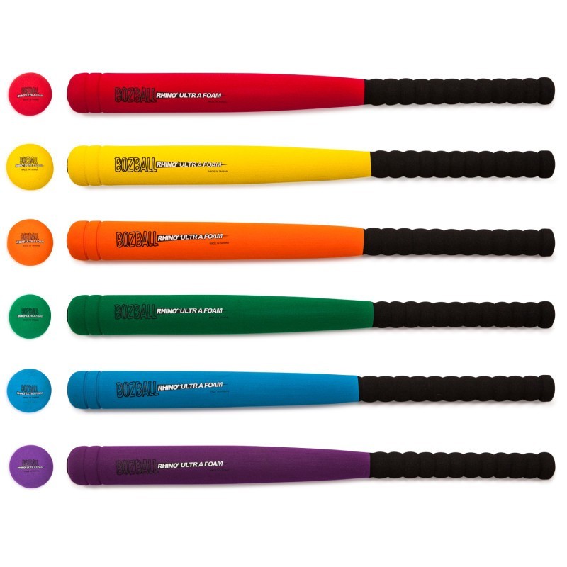 Champion Sports Rhino® Ultra Foam 29-Inch Bat & Ball Set, Set of 6