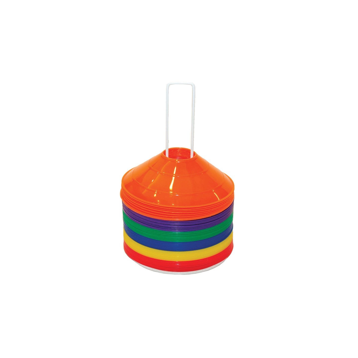 Champion Sports Saucer Field Cone Set, Set of 48