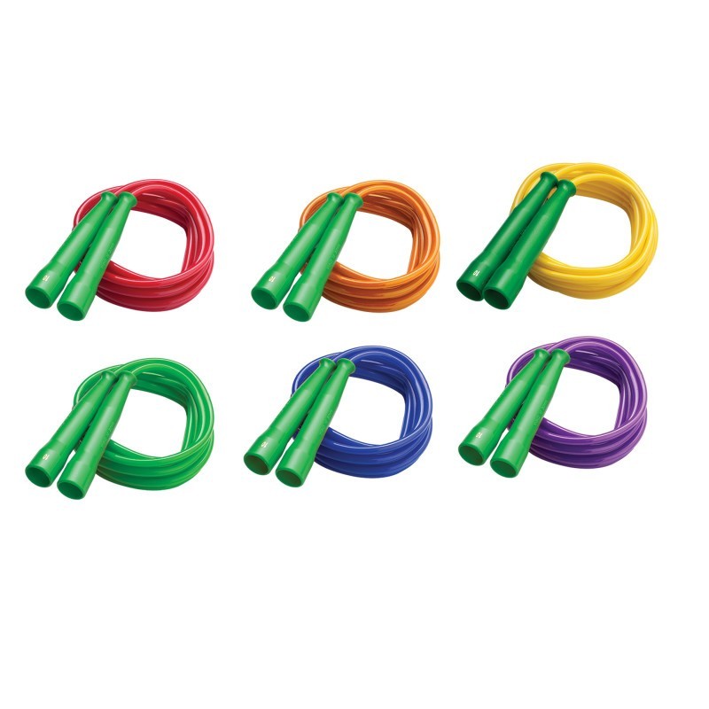 Champion Sports Licorice Speed Rope, Green handle, 10'