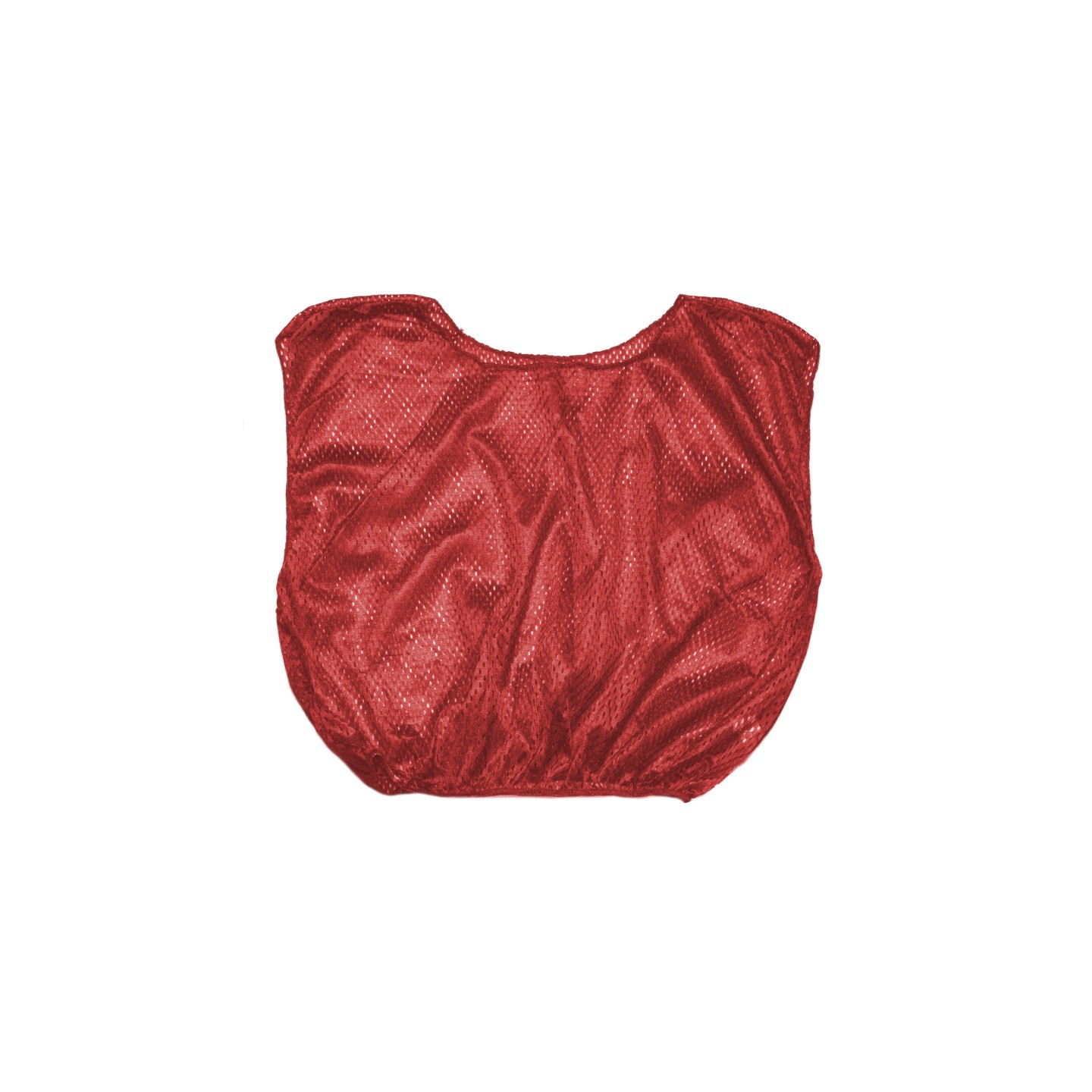 Champion Sports Practice Scrimmage Vest, Adult, Red, Pack of 12