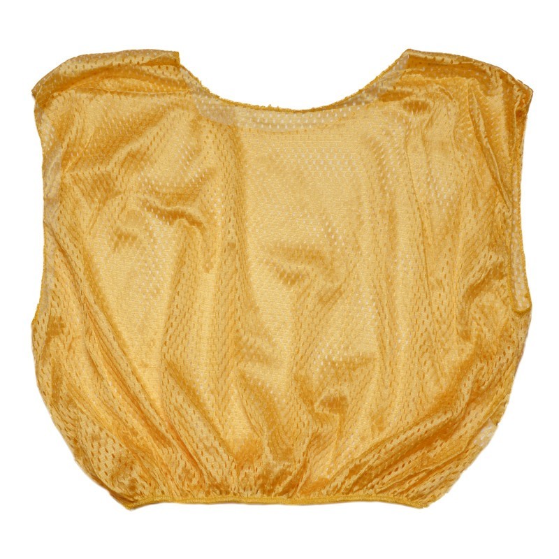 Champion Sports Practice Scrimmage Vest, Youth, Gold, Pack of 12