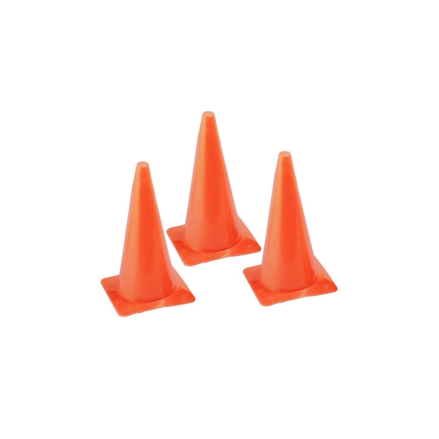 Champion Sports Safety Cone, 15" high, Pack of 3