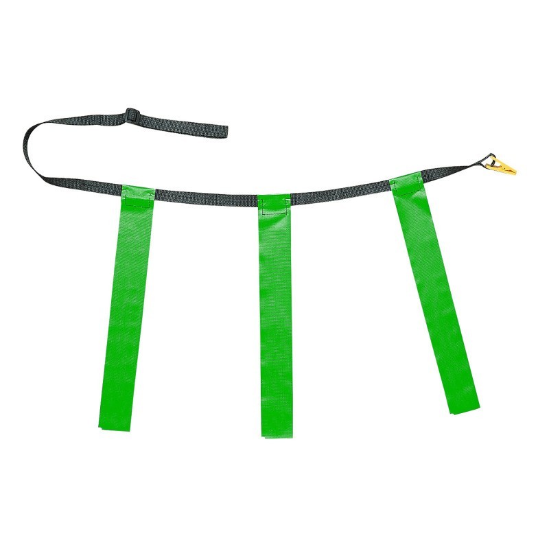 Champion Sports Triple Flag Football Set, Adult Size, Green, 32"-39", 12 per pack