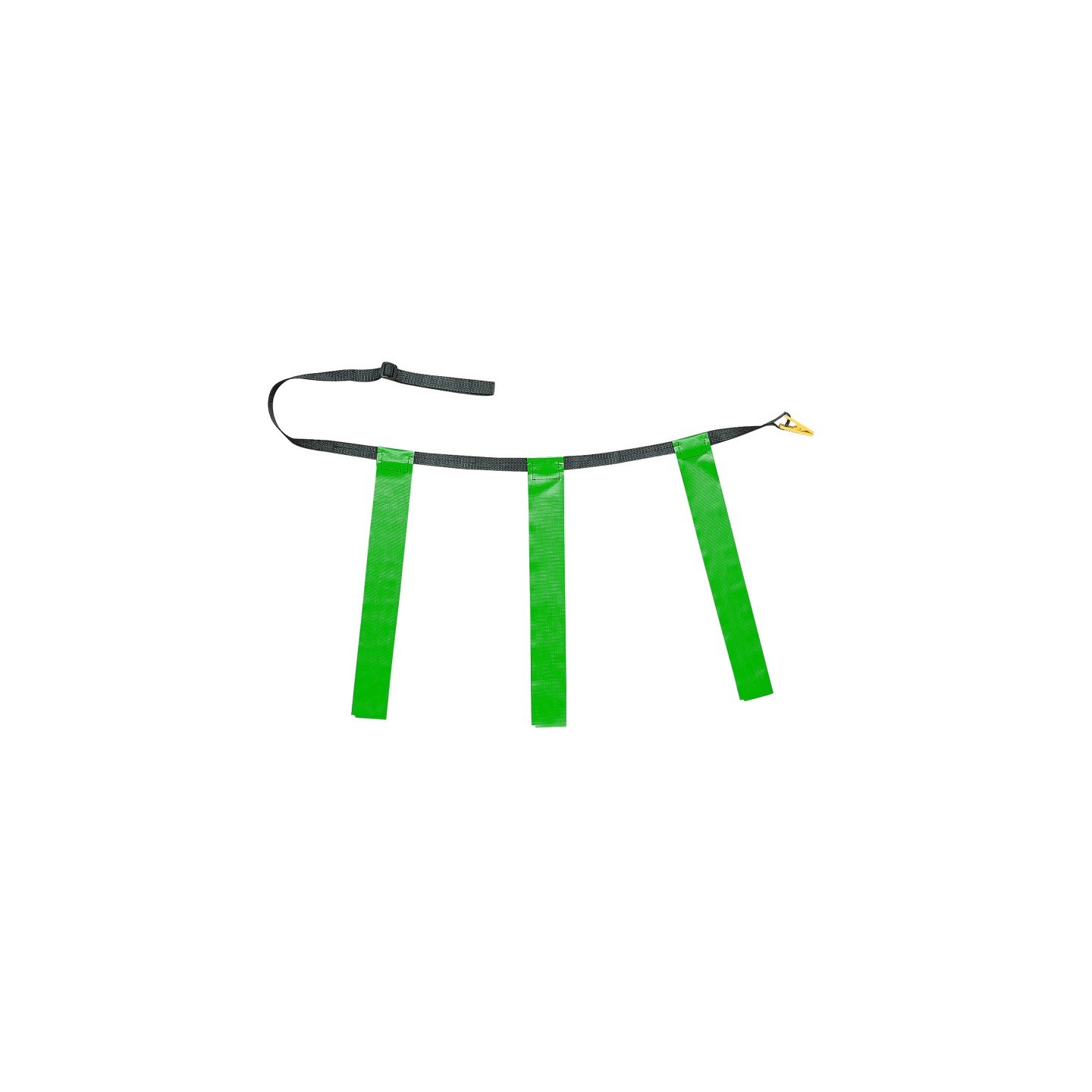 Champion Sports Triple Flag Football Set, Adult Size, Green, 32"-39", 12 per pack