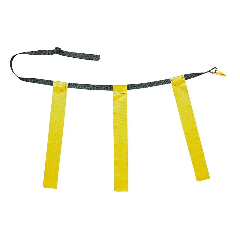 Champion Sports Triple Flag Football Set, Adult Size, Yellow, 32"-39", 12 per pack