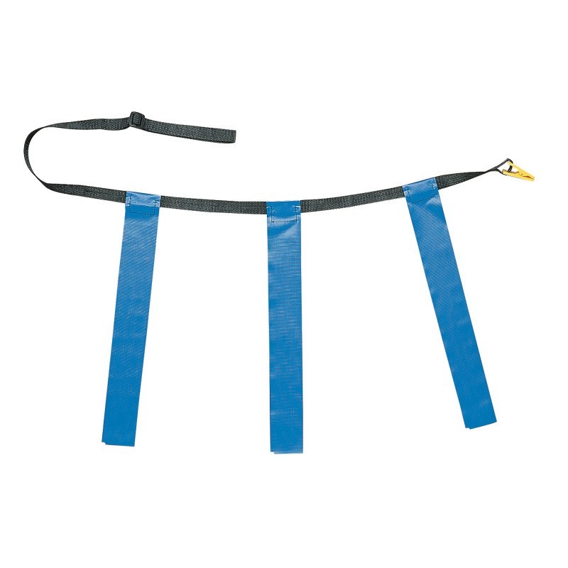 Champion Sports Triple Flag Football Set, Youth Size, Blue, 25"-31", 12 per pack