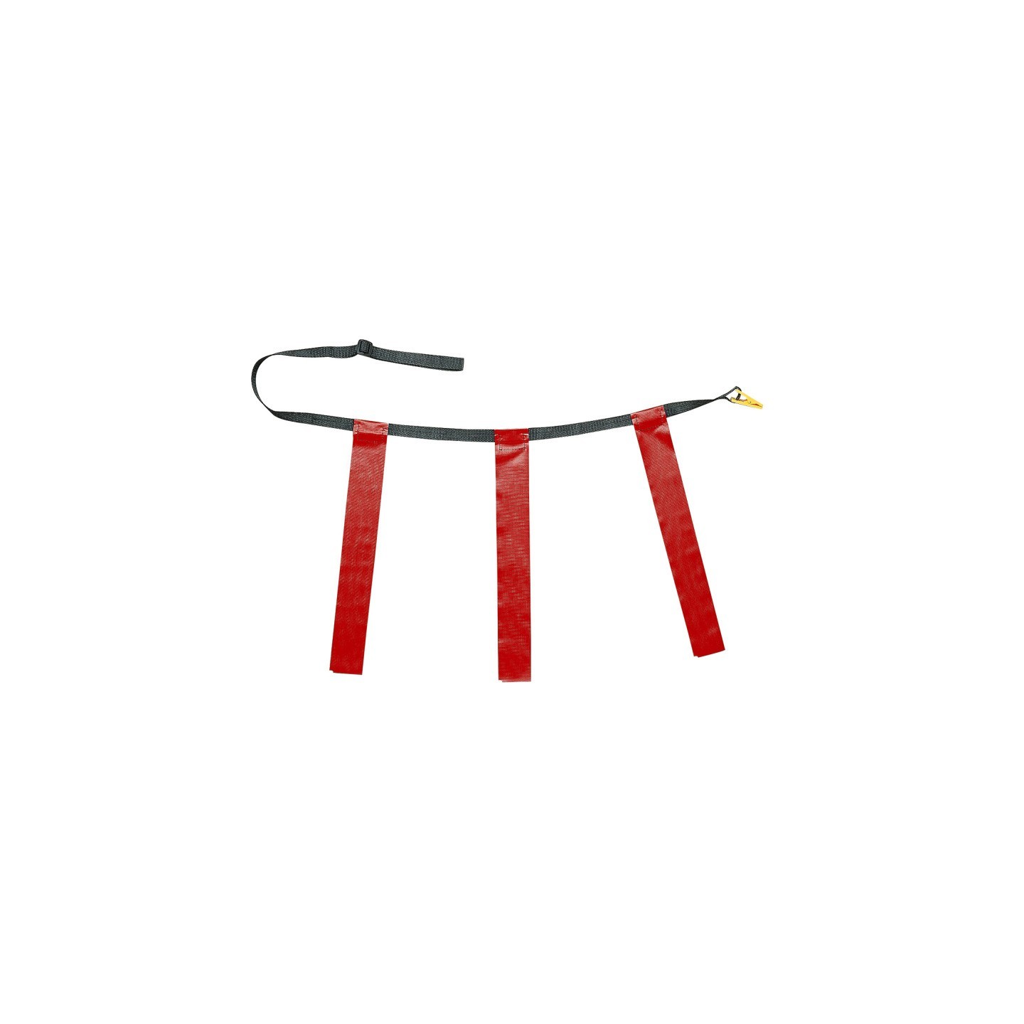 Champion Sports Triple Flag Football Set, Youth Size, Red, 25"-31", 12 per pack