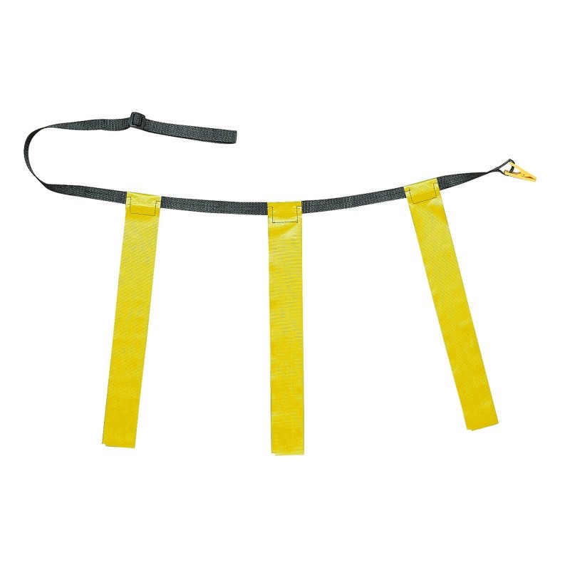 Champion Sports Triple Flag Football Set, Youth, Yellow, 25"-31", 12 per pack