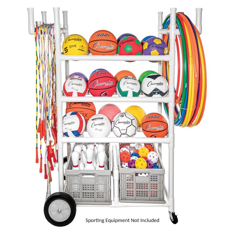 Champion Sports Heavy-Duty Cart, All-Terrain, Indoor Outdoor