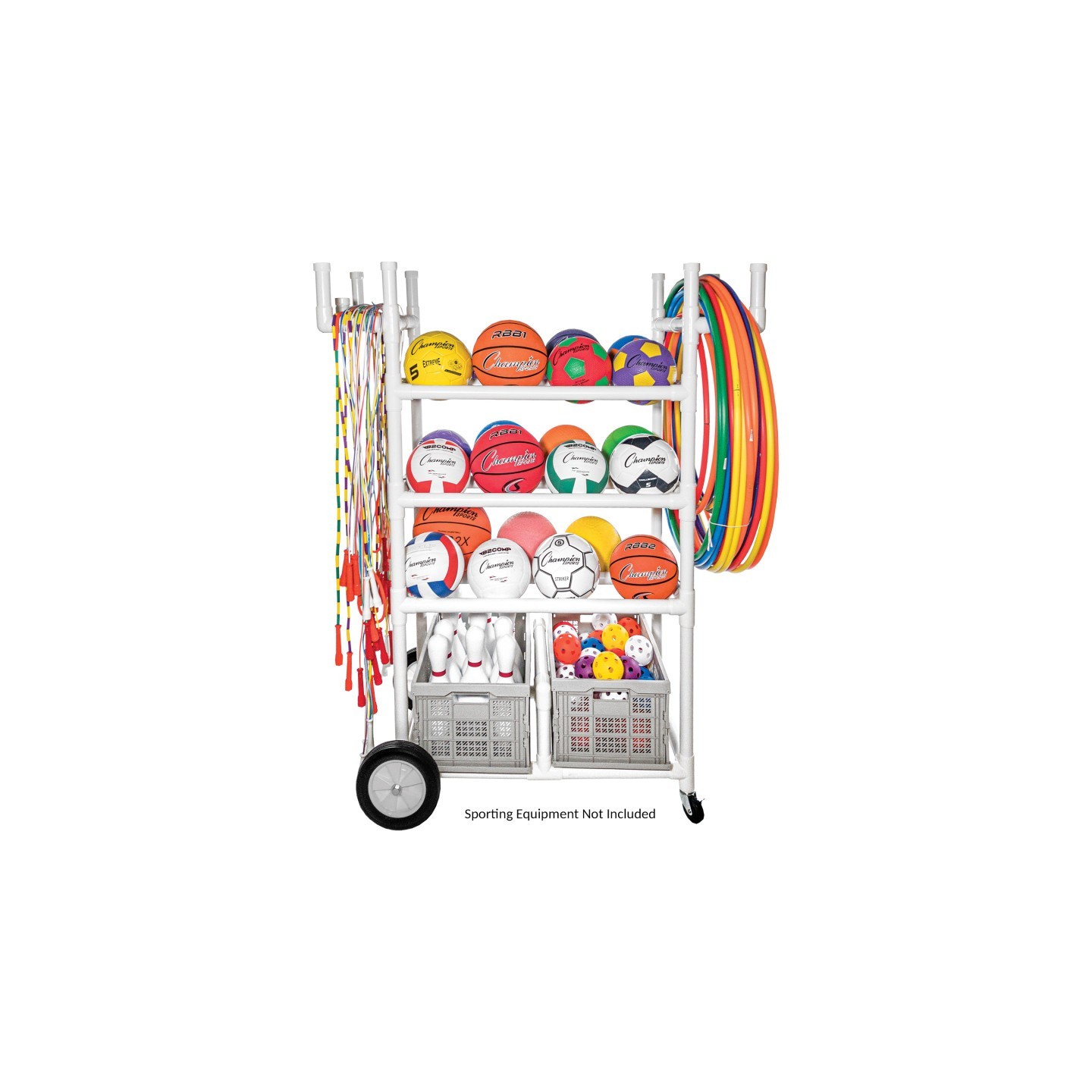 Champion Sports Heavy-Duty Cart, All-Terrain, Indoor Outdoor