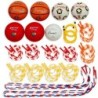 Champion Sports Physical Education Kit with 7 Balls & 14 Jump Ropes, Assorted Colors