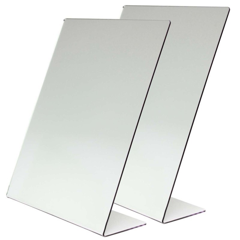 Creativity Street® One-Sided Self-Portrait Mirror, 8-1/2" x 11", Pack of 2