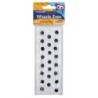 Creativity Street® Peel & Stick Wiggle Eyes on Sheets, Black, Assorted Sizes, 60 Pieces