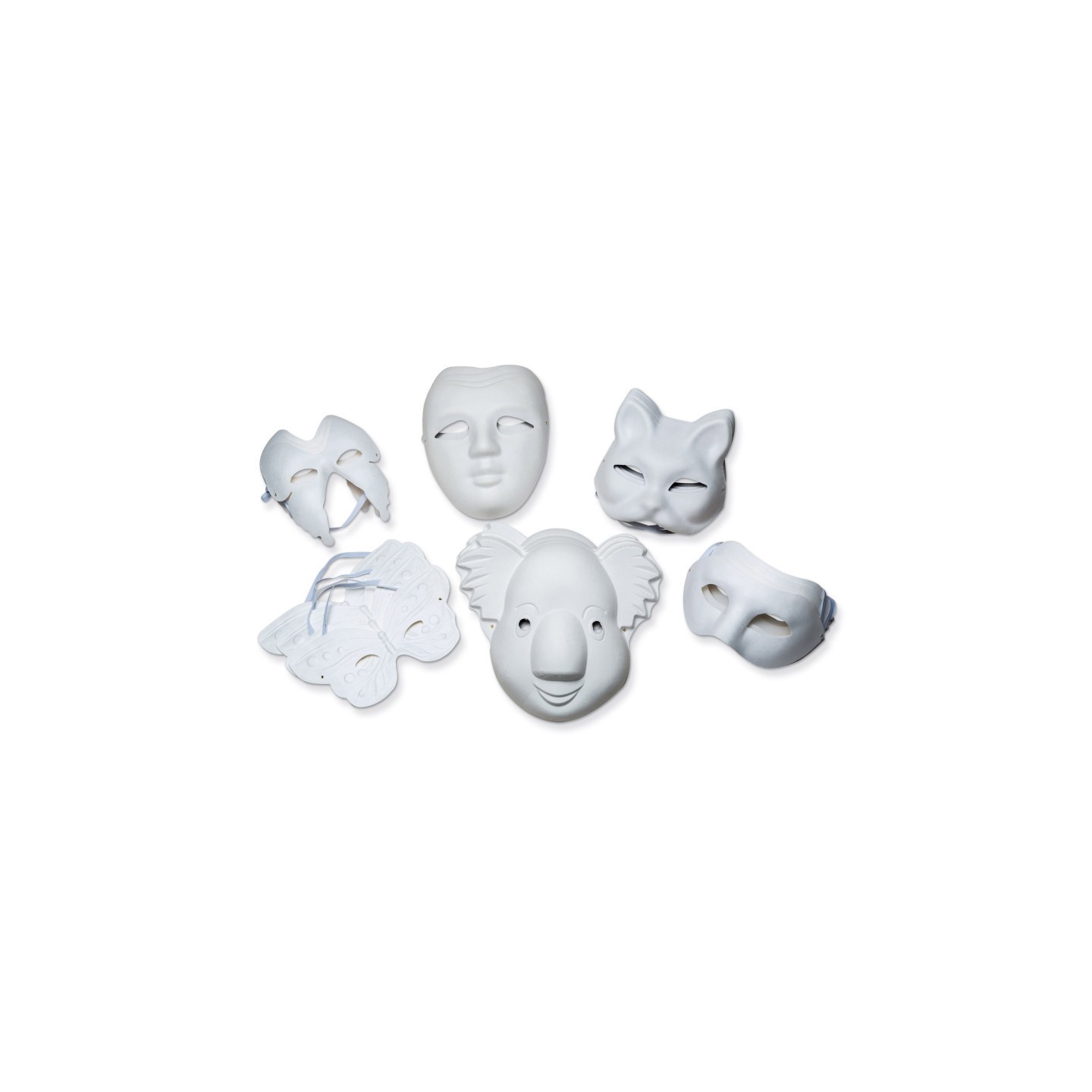 Creativity Street® Paperboard Masks, Classroom Pack, Assorted Sizes, 24 Pieces