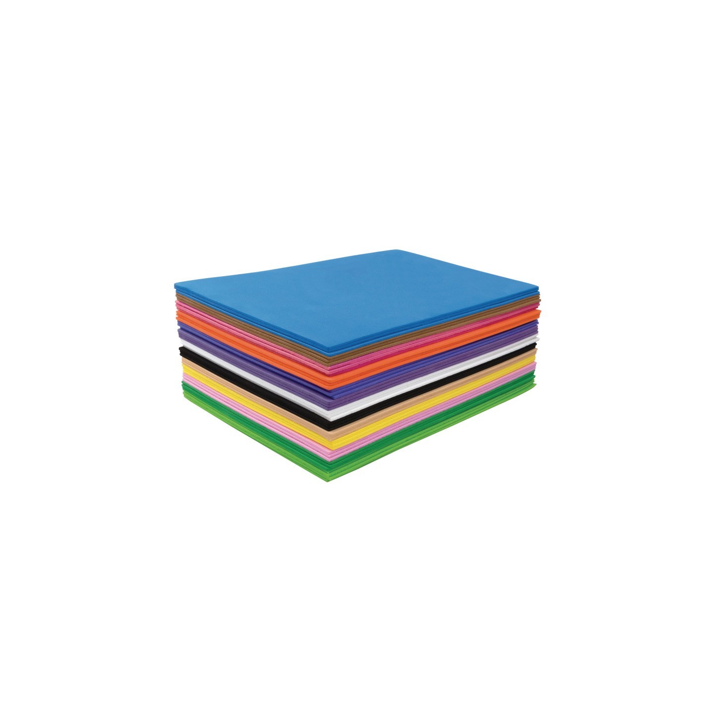 Creativity Street® WonderFoam® Sheets, Assorted Colors, 5.5" x 8.5", 40 Sheets
