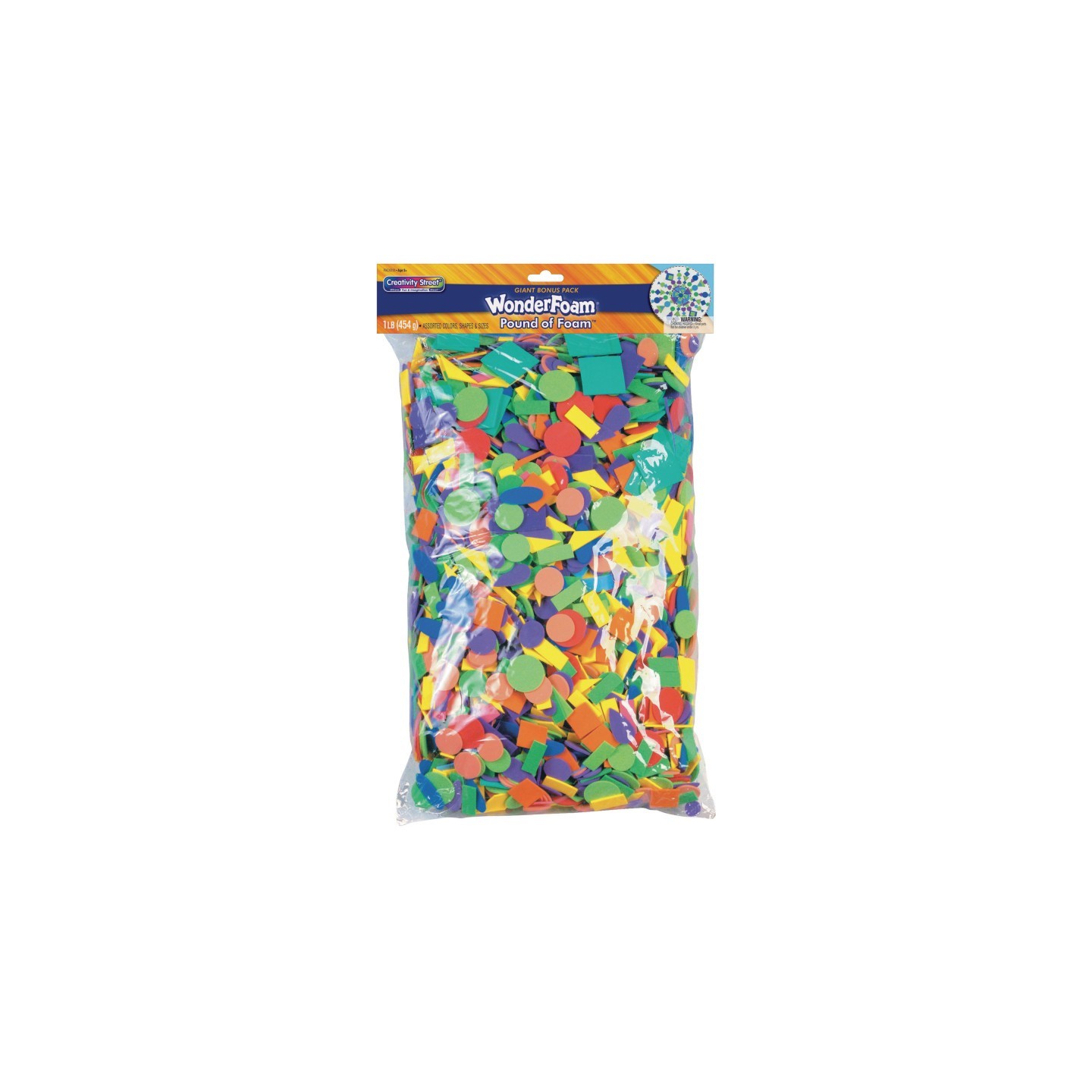 Creativity Street® WonderFoam® Pound of Foam™, Assorted Sizes, 1 lb.