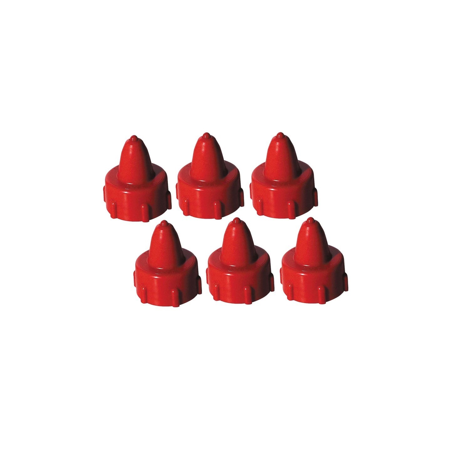 Creativity Street® Tap-N-Glue® Glue Cap, Red, 1" Diameter, 6 Caps