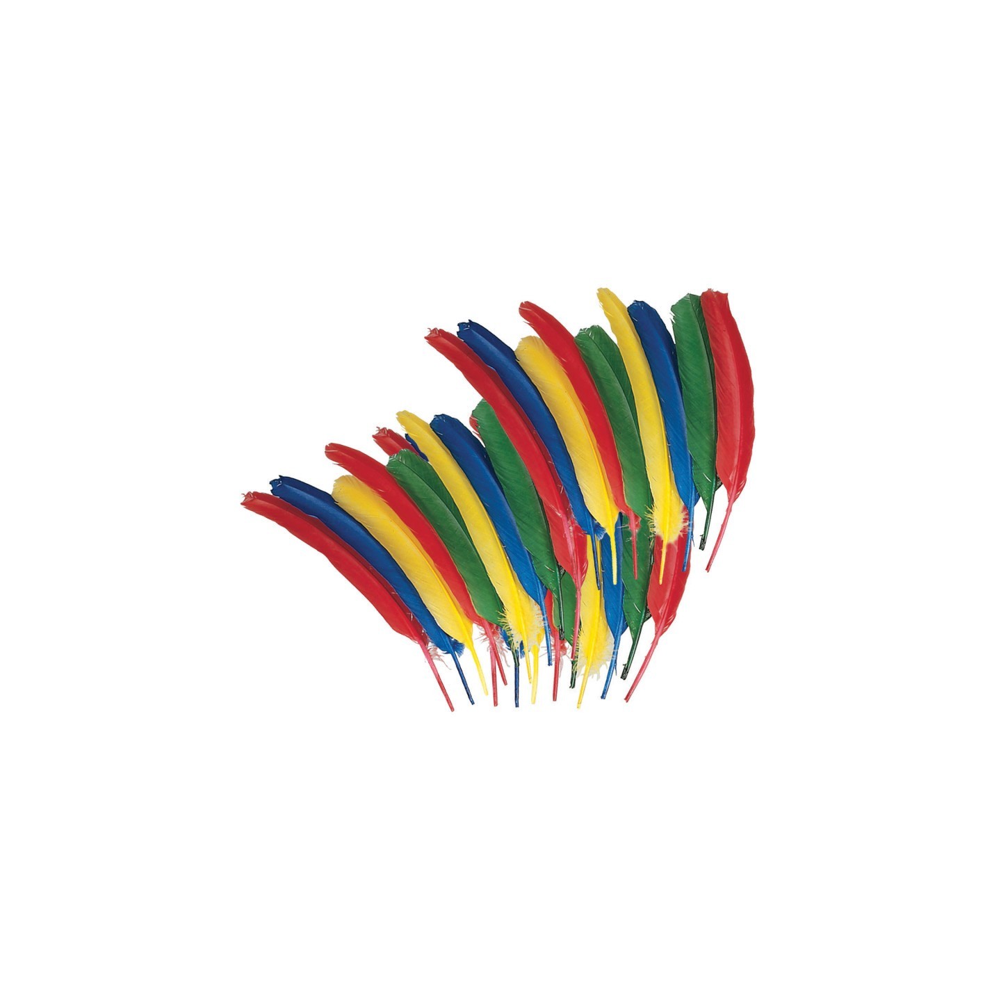 Creativity Street® Quill Feathers, Assorted Colors, 12", 24 Pieces