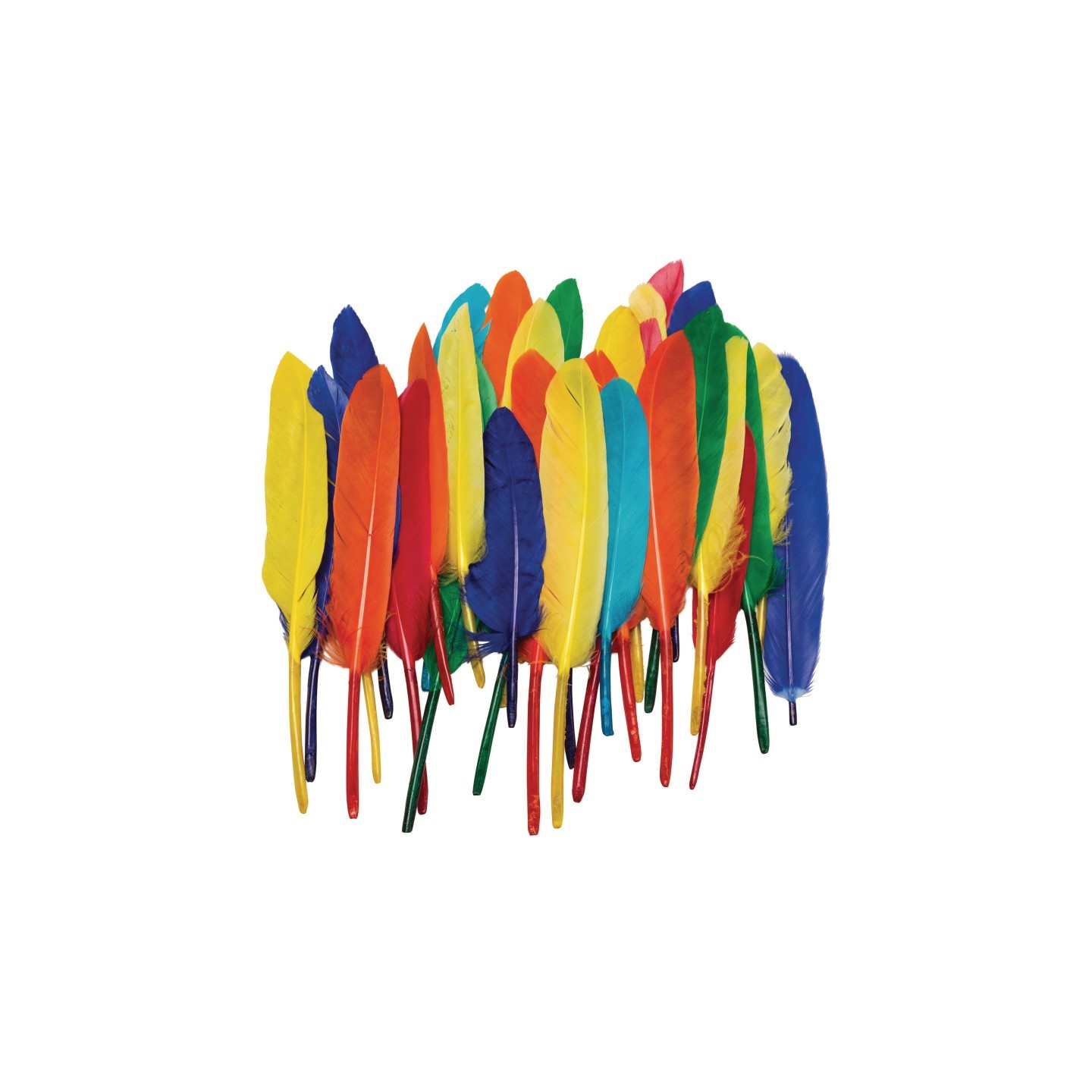 Creativity Street® Duck Quills, Assorted Colors, 3" to 5", 14 grams