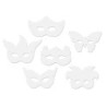 Creativity Street® Die-Cut Paper Masks, Mardi Gras Assortment, Assorted Sizes, 24 Pieces