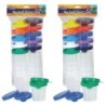 Creativity Street® No-Spill Round Paint Cups with Colored Lids, 3" Dia., 10 Per Pack, 2 Packs