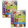Creativity Street® Starter Brush Assortment, Assorted Colors & Sizes, 25 Brushes Per Pack, 2 Packs