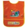 Creativity Street® Children's Artist Smock, Ages 3 to 8, Orange, 15" x 12", 1 Piece