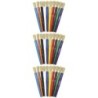 Creativity Street® Beginner Paint Brushes, 10 Assorted Colors, 7" Long, 10 Per Pack, 3 Packs