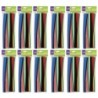 Creativity Street® Jumbo Stems, Assorted, 12" x 6 mm, 100 Pieces Per Pack, 12 Packs