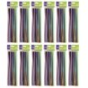 Creativity Street® Regular Stems, Assorted Colors, 12" x 4 mm, 100 Pieces Per Pack, 12 Packs