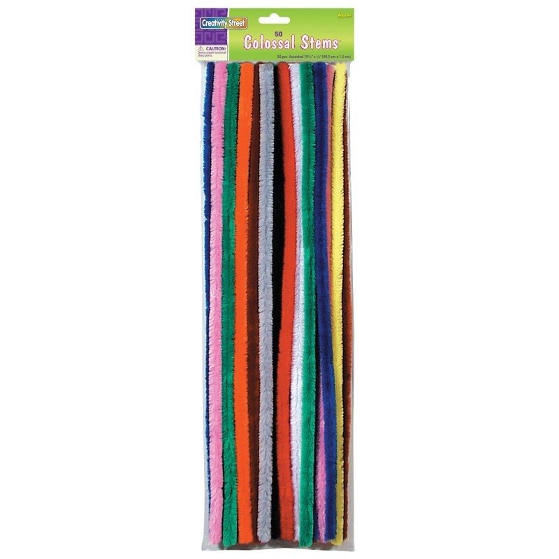 Creativity Street® Colossal Stems®, Colossal Stems, 19-1/2" x 15 mm, 50 Count