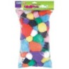 Creativity Street® Colossal Poms, Assorted Sizes, 1 lb.