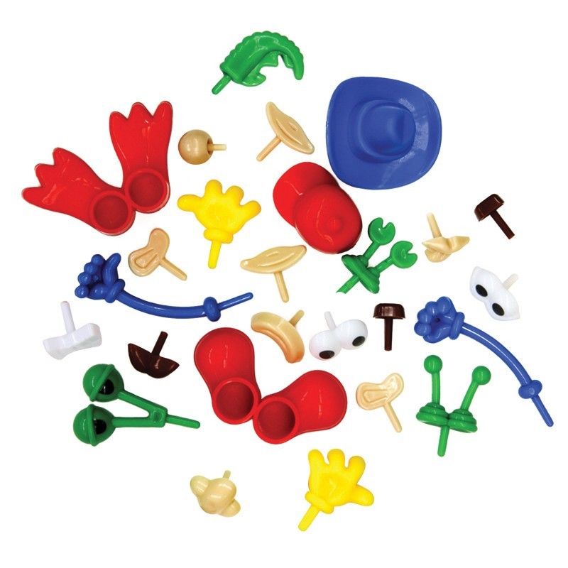 Creativity Street® Modeling Dough & Clay Body Parts & Accessories, 26 Pieces