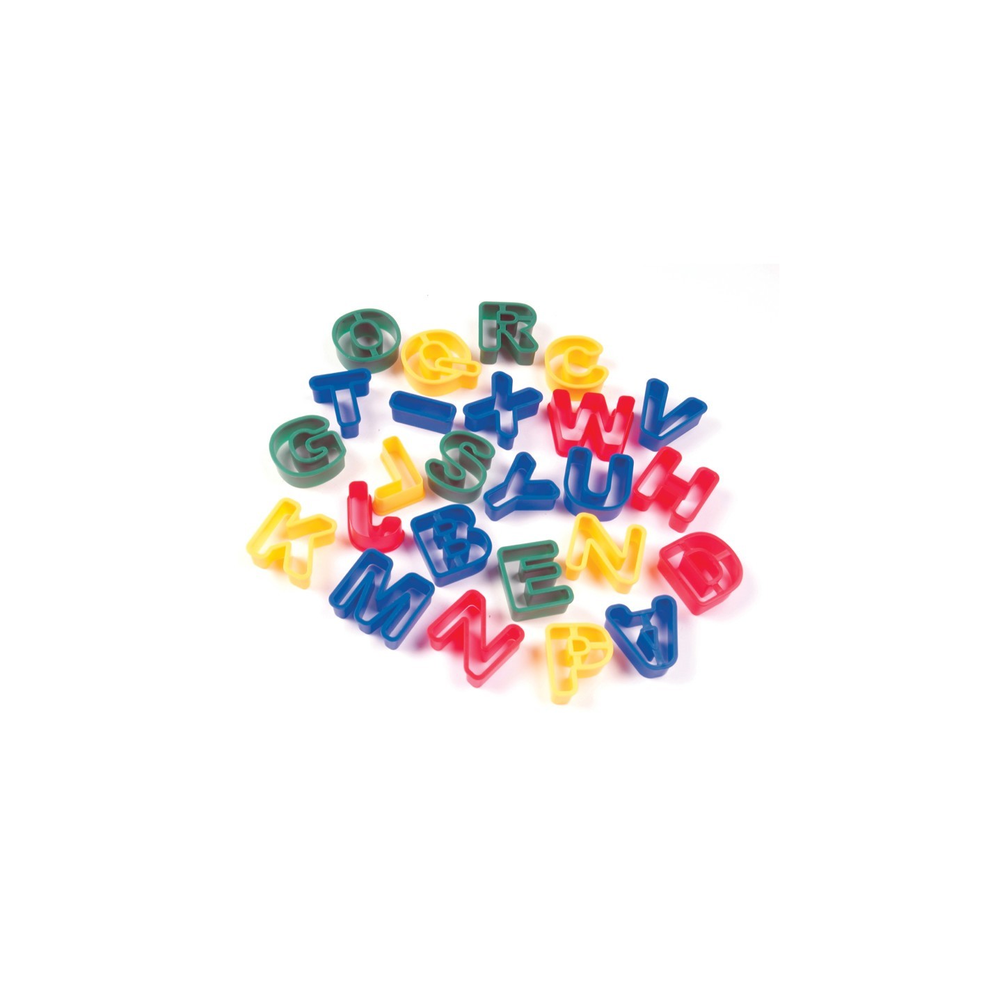 Creativity Street® Dough & Clay Cutter Set, Capital Letters, 1-9/16", 26 Pieces