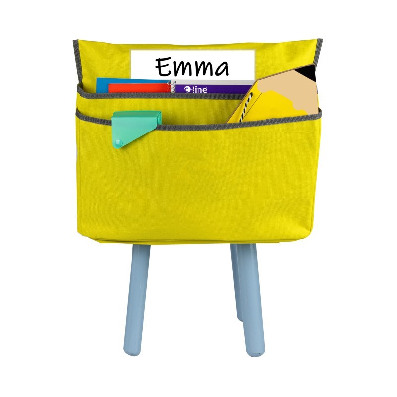 C-Line® Small Chair Cubbie™, 12", Sunny Yellow