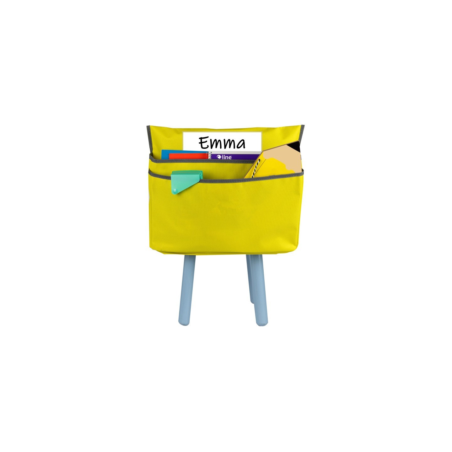 C-Line® Small Chair Cubbie™, 12", Sunny Yellow