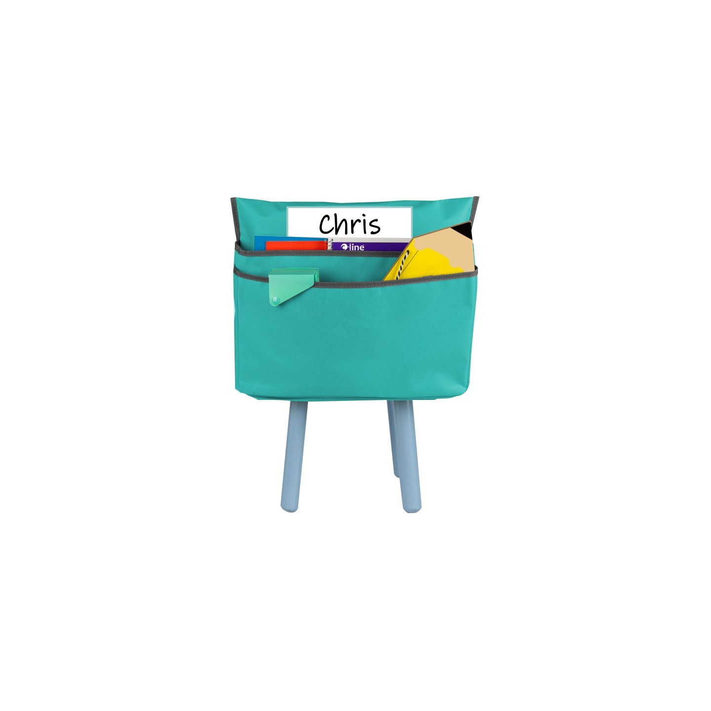 C-Line® Standard Chair Cubbie™, 14", Seafoam Green