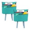 C-Line® Standard Chair Cubbie™, 14", Seafoam Green, Pack of 2